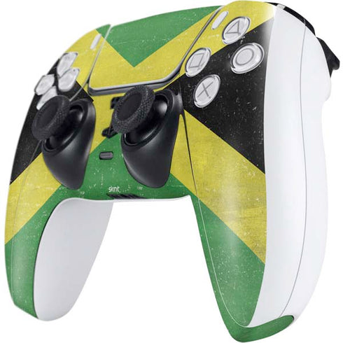 Jamaica Flag Distressed PS5 Controller Skin